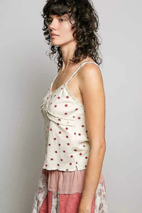 POL Star Printed Lightweight Ribbed Knit Cami 100100893861594 43 Affordable Fashion Under $100 Jerry's Apparel 