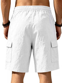 Men's Plus Size Casual Cargo Shorts with Drawstring Waist 100400477807470 36 Affordable Fashion Under $100 Jerry's Apparel 