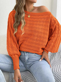 Cable Knit Boat Neck Sweater 101002602212115 36 Affordable Fashion Under $100 Jerry's Apparel 