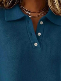 Full Size Button Detail Dropped Shoulder Sweater Plus Size 101002359418175 39 Affordable Fashion Under $100 Jerry's Apparel 