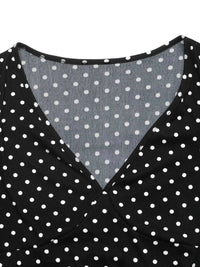 Polka Dot Long Sleeve Ruffle Hem Mini Dress 101001431407704 43 Gifts for Her Jerry's Apparel 