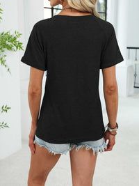 Casual V-Neck Short Sleeve T-Shirt 100100731554922 25 Affordable Fashion Under $100 Jerry's Apparel 