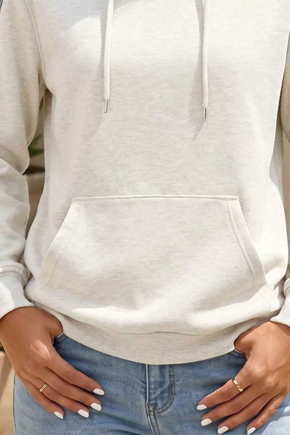 Colorblock Denim Sleeve Tunic Pullover Hoodie 100100024065434 61 Affordable Fashion Under $100 Jerry's Apparel 