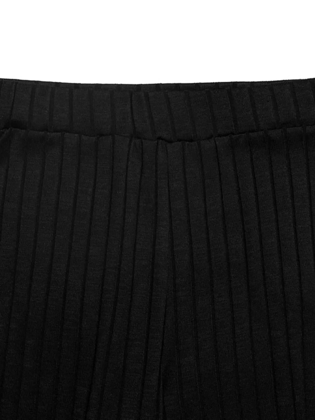 Ribbed Knit Cardigan & Wide Leg Pants Set 100100878127832 56 Affordable Fashion Under $100 Jerry's Apparel 