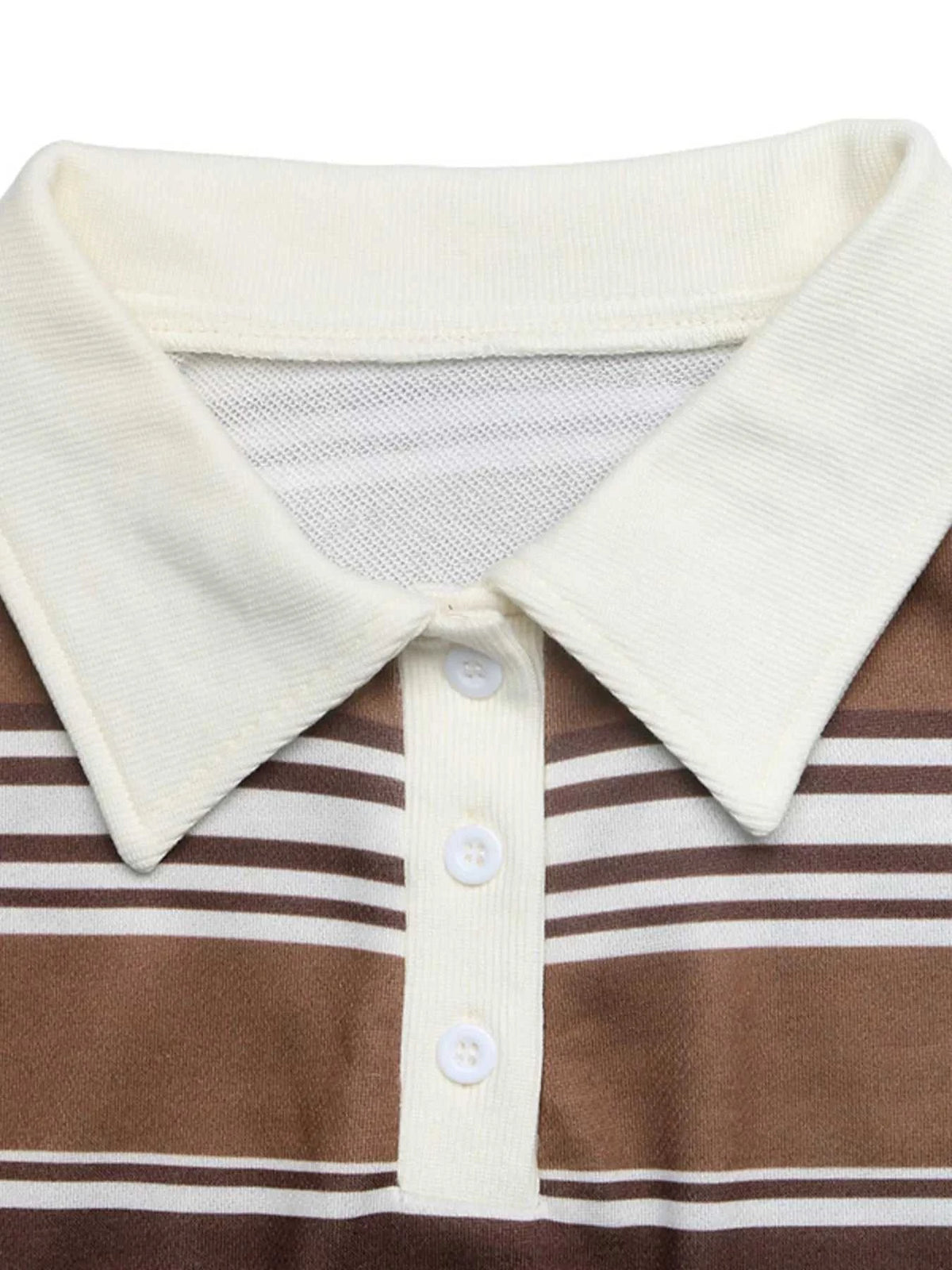 Striped Dropped Shoulder Sweatshirt 100100762570842 33 Affordable Fashion Under $100 Jerry's Apparel 