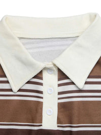 Striped Dropped Shoulder Sweatshirt 100100762570842 33 Affordable Fashion Under $100 Jerry's Apparel 