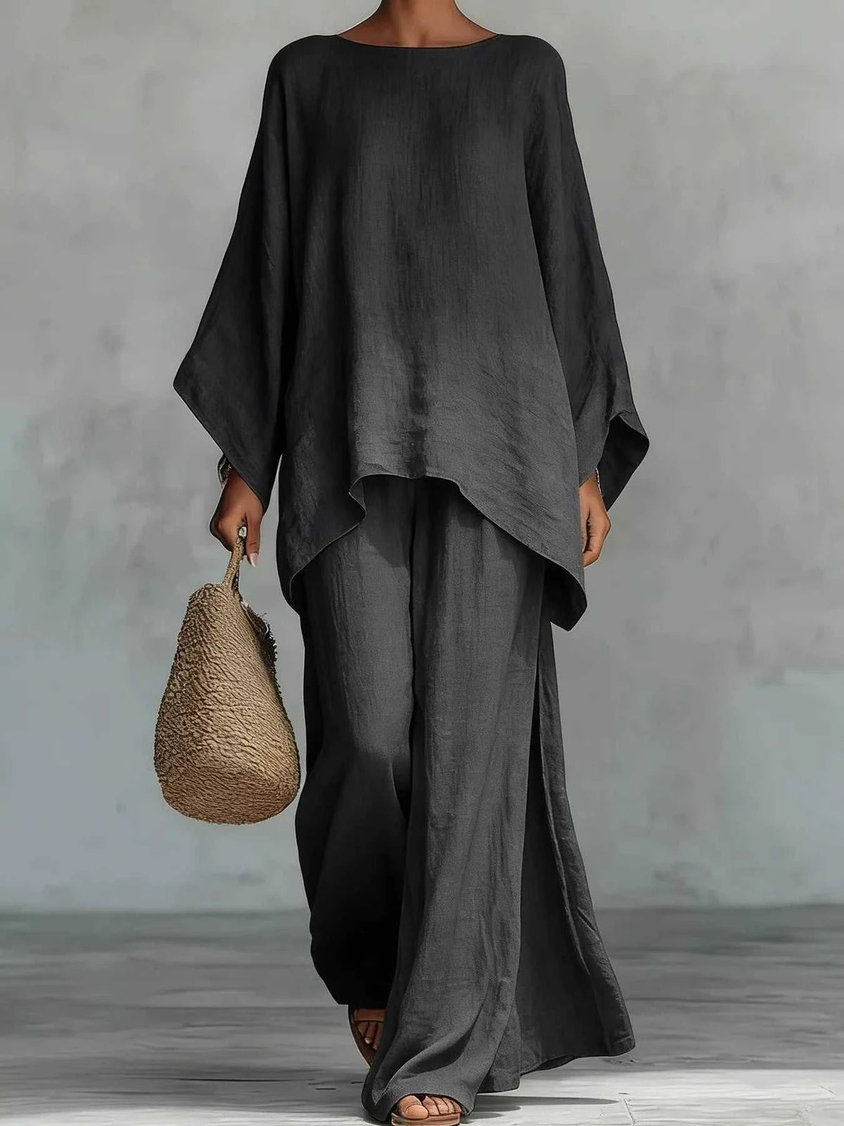Full Size Casual Loose Fit Top and Pants Set Two-Piece Set Plus Size 101001553438394 37 Affordable Fashion Under $100 Jerry's Apparel 