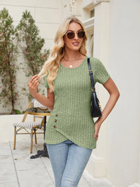Round Neck Short Sleeve T-Shirt