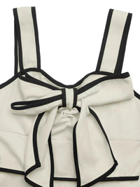 Bowknot Trim A-Line Midi Dress 100100205977372 45 Affordable Fashion Under $100 Jerry's Apparel 