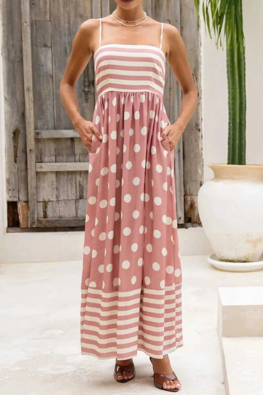 Polka Dot Square Neck Cami Dress 100100205741170 31 Gifts for Her Jerry's Apparel 
