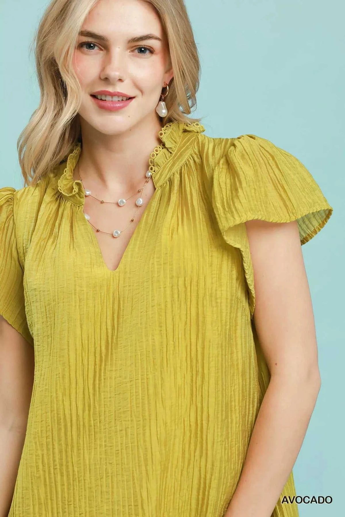 Umgee Textured Ruffle Hem Mini Dress 100100925831367 51 Affordable Fashion Under $100 Jerry's Apparel 