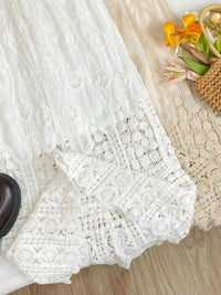 Lace Elastic Waist Midi Skirt 100100015303540 44 Affordable Fashion Under $100 Jerry's Apparel 