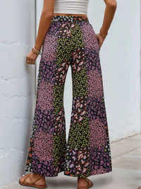 Floral High Rise Wide Leg Pants 100100533351423 25 Seasonal Fashion Collections Jerry's Apparel 