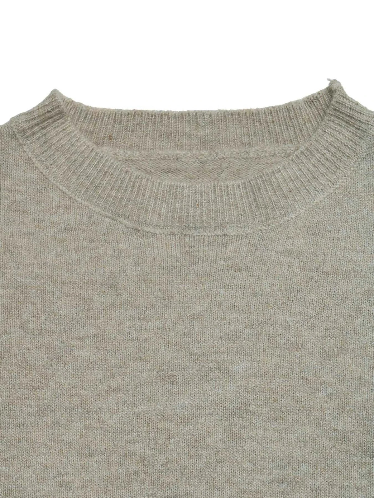 Layered Lace Hem Crew Neck Sweater 101002599371910 59 Affordable Fashion Under $100 Jerry's Apparel 