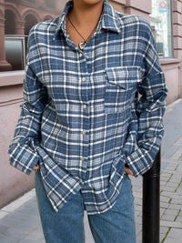Plaid Button Up Long Sleeve Shirt 100100161474388 59 Affordable Fashion Under $100 Jerry's Apparel 