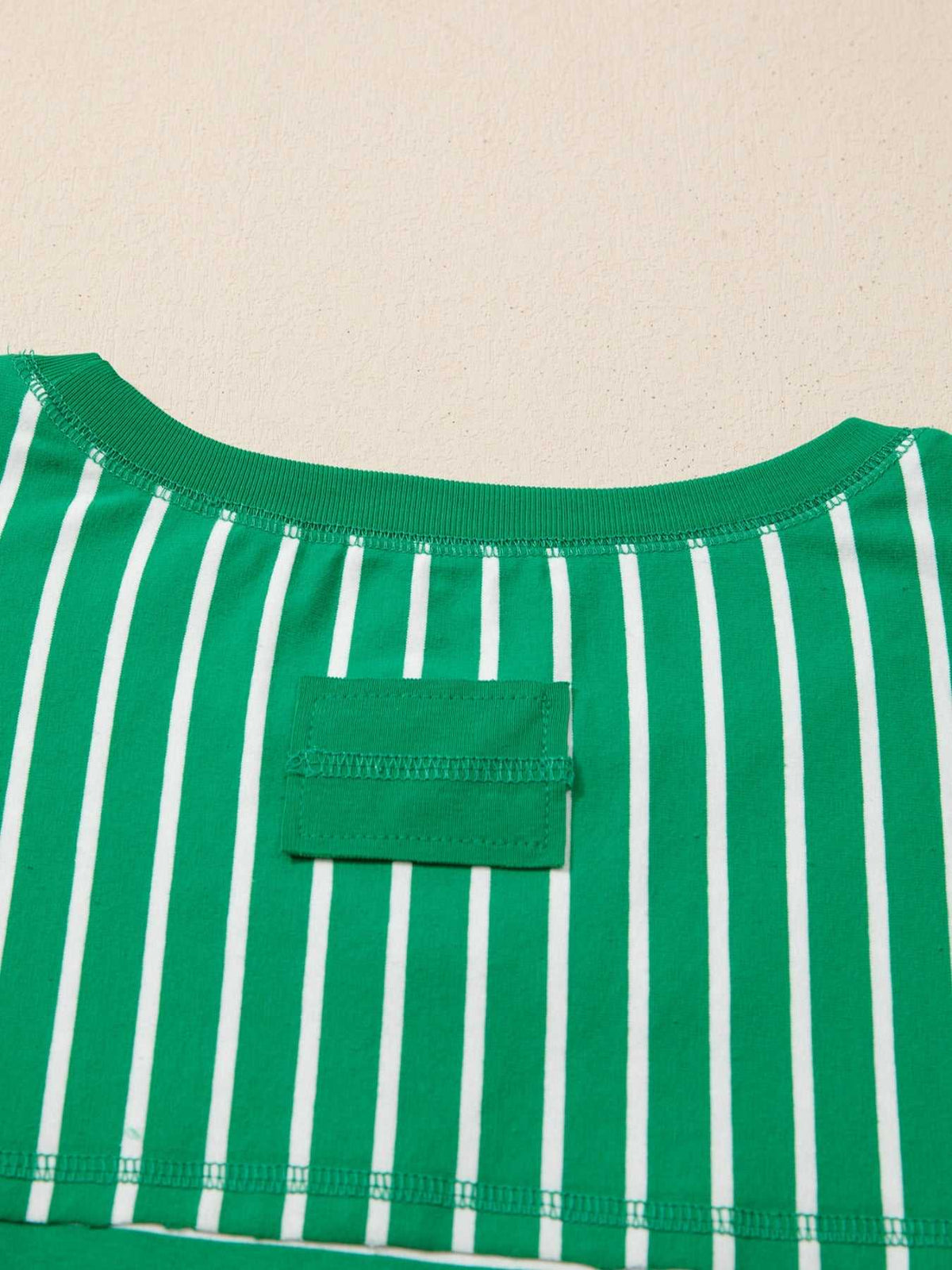 Striped Short Sleeve Relaxed-Fit T-Shirt 100100681651130 29 Affordable Fashion Under $100 Jerry's Apparel 