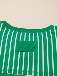 Striped Short Sleeve Relaxed-Fit T-Shirt 100100681651130 29 Affordable Fashion Under $100 Jerry's Apparel 