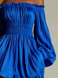 Off-Shoulder Pleated Mini Dress 101001846578745 57 Affordable Fashion Under $100 Jerry's Apparel 