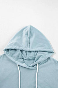 Solid Ruffled Hem Loose Fit Tunic Hoodie 100100230723975 36 Affordable Fashion Under $100 Jerry's Apparel 