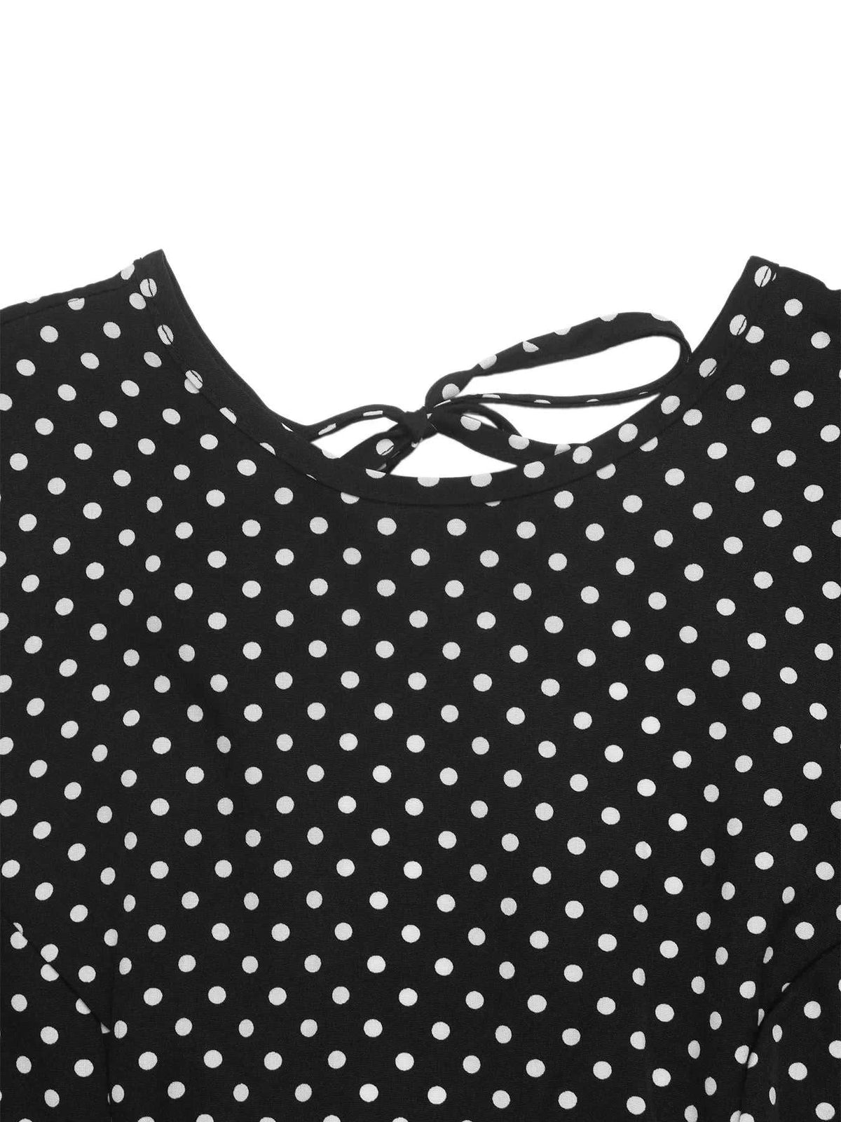 Polka Dot Flare Sleeve Maxi Dress 101001766830124 45 Affordable Fashion Under $100 Jerry's Apparel 