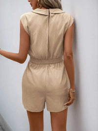 Perfee Drawstring V-Neck Sleeveless Romper 100100064341973 27 Affordable Fashion Under $100 Jerry's Apparel 