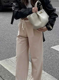 Wide-Leg Pants with Drawstring Waist 100100937812964 39 Affordable Fashion Under $100 Jerry's Apparel 