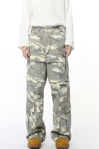 Men's Camouflage Straight Cargo Jeans