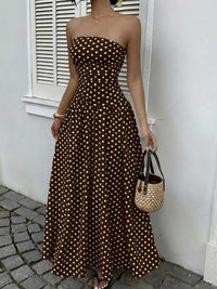 Polka Dot Strapless Maxi Dress 100100020937955 31 Gifts for Her Jerry's Apparel 