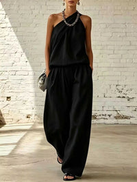 Full Size Sleeveless Top and Wide-Leg Pants Set Plus Size 101001393888731 42 Affordable Fashion Under $100 Jerry's Apparel 