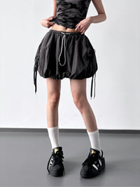 Bubble Drawstring Casual Shorts