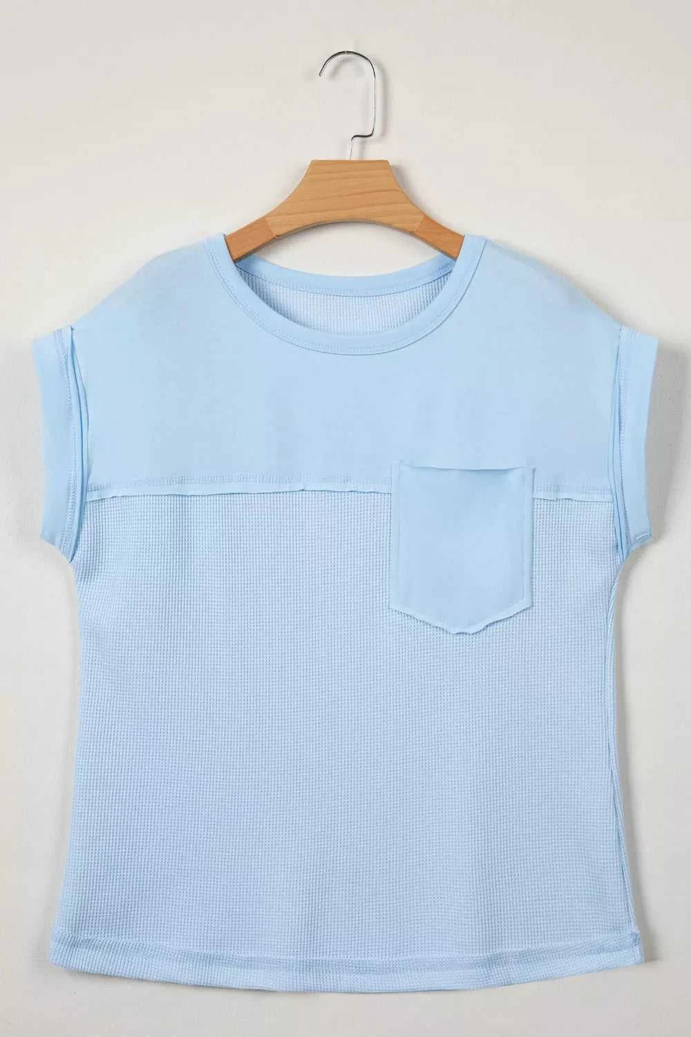 Waffle Knit Pocket T-Shirt 100100553561589 26 Affordable Fashion Under $100 Jerry's Apparel 