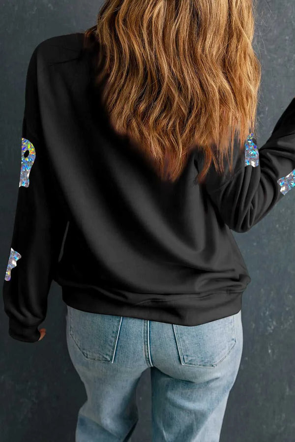 Ghost Round Neck Long Sleeve Sweatshirt 100100483891288 51 Affordable Fashion Under $100 Jerry's Apparel 