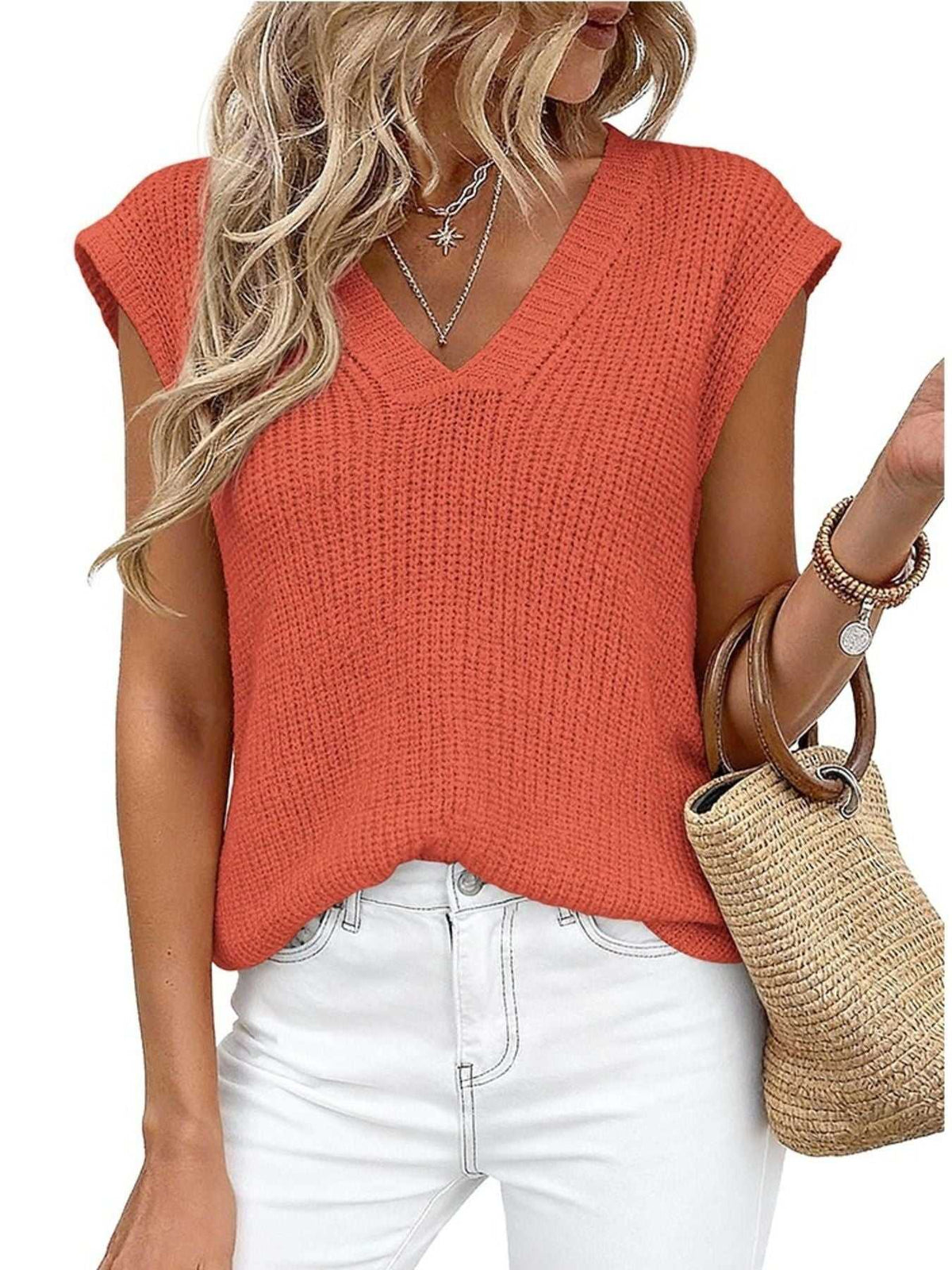 V-Neck Sweater Vest 100100981725445 37 Affordable Fashion Under $100 Jerry's Apparel 