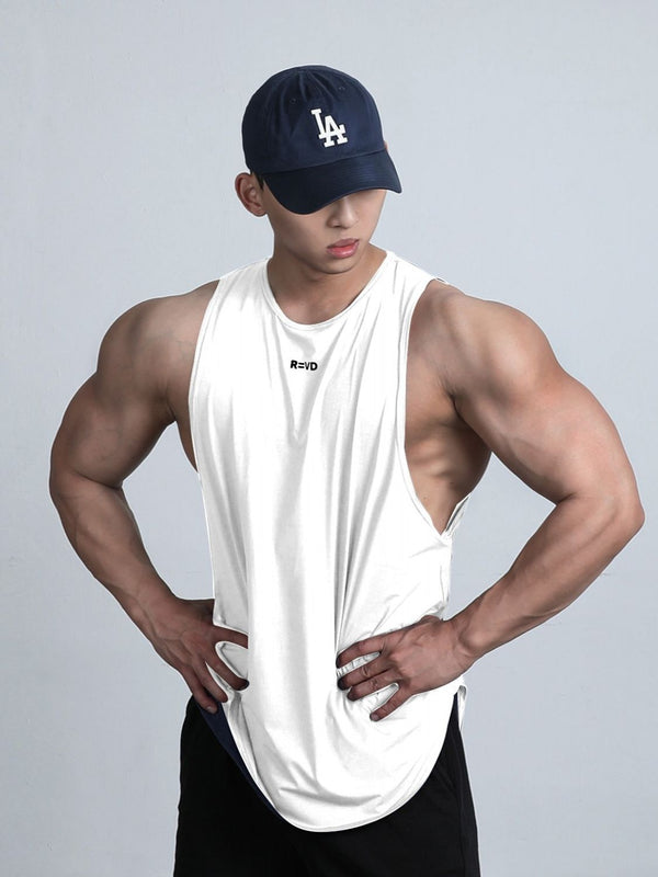 Men's Plus Size Round Neck Tank