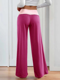 Contrast Waistband Wide Leg Pants 100100919641935 32 Affordable Fashion Under $100 Jerry's Apparel 