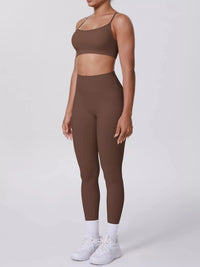 Criss-Cross Back Cami and Leggings Active Set 101006319091881 80 Affordable Fashion Under $100 Jerry's Apparel 