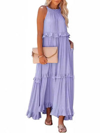 Ruffled Tiered Sleeveless Maxi Dress 100100900580027 49 Affordable Fashion Under $100 Jerry's Apparel 