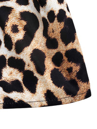 Leopard Print Tie Front Blouse 100100129201649 40 Affordable Fashion Under $100 Jerry's Apparel 