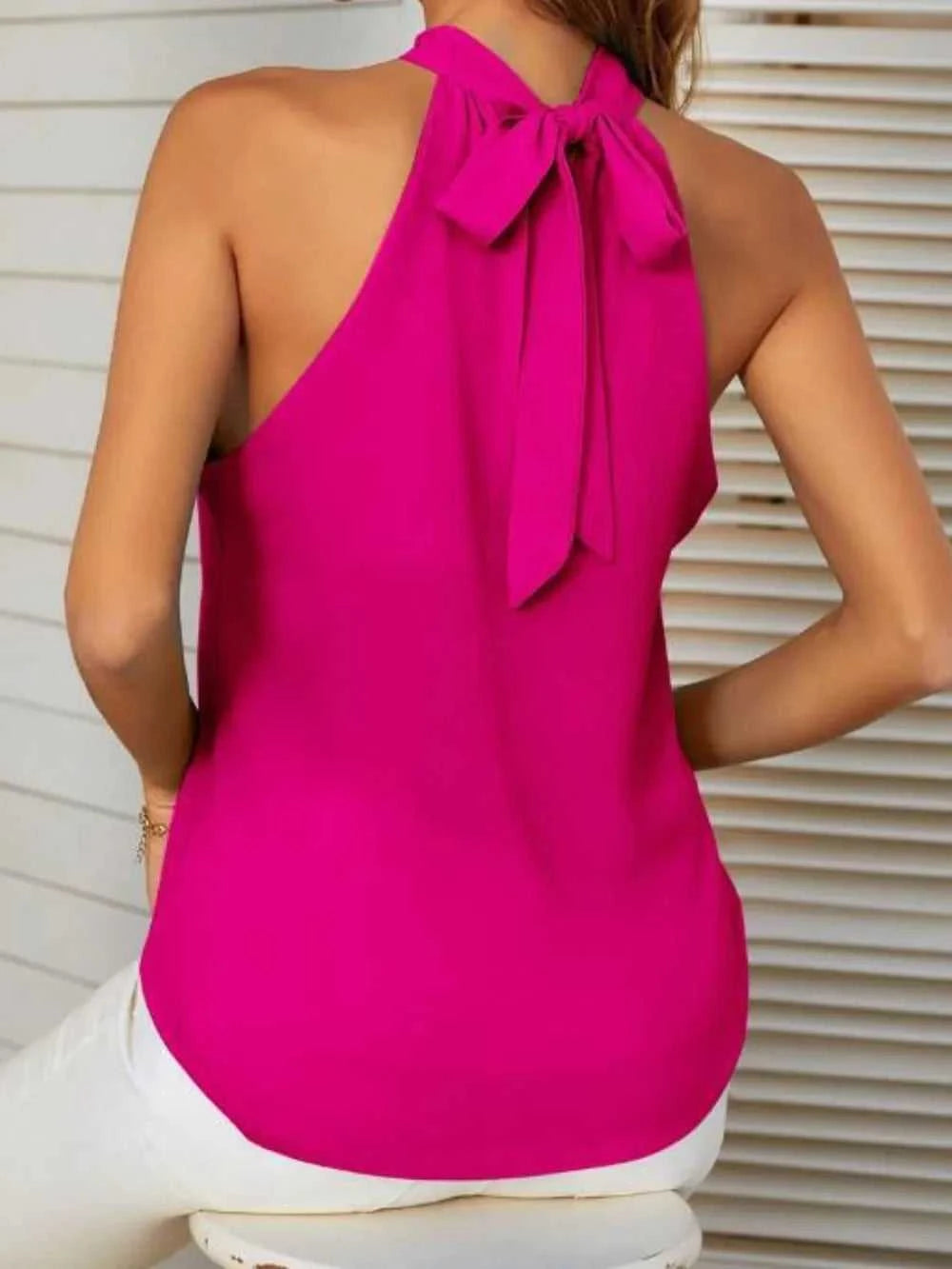 Mandy Cutout Grecian Neck Tank 100100532181219 21 Affordable Fashion Under $100 Jerry's Apparel 