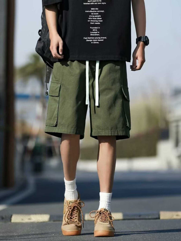 Men's Plus Size Casual Cargo Shorts with Drawstring 100400531563959 21 Affordable Fashion Under $100 Jerry's Apparel 