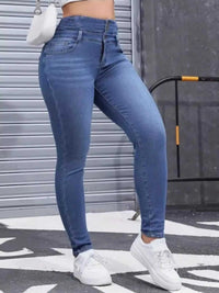 High-Waisted Slim Fit Fleece-Lined Jeans 100100139081969 57 Affordable Fashion Under $100 Jerry's Apparel 