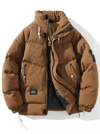 Men's Plus Size Zip Up Long Sleeve Puffer Jacket 100400202544269 108 Fashion Forward Plus Size Clothing Jerry's Apparel 