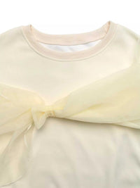 Bow Round Neck Long Sleeve Sweatshirt 100100219588007 39 Affordable Fashion Under $100 Jerry's Apparel 