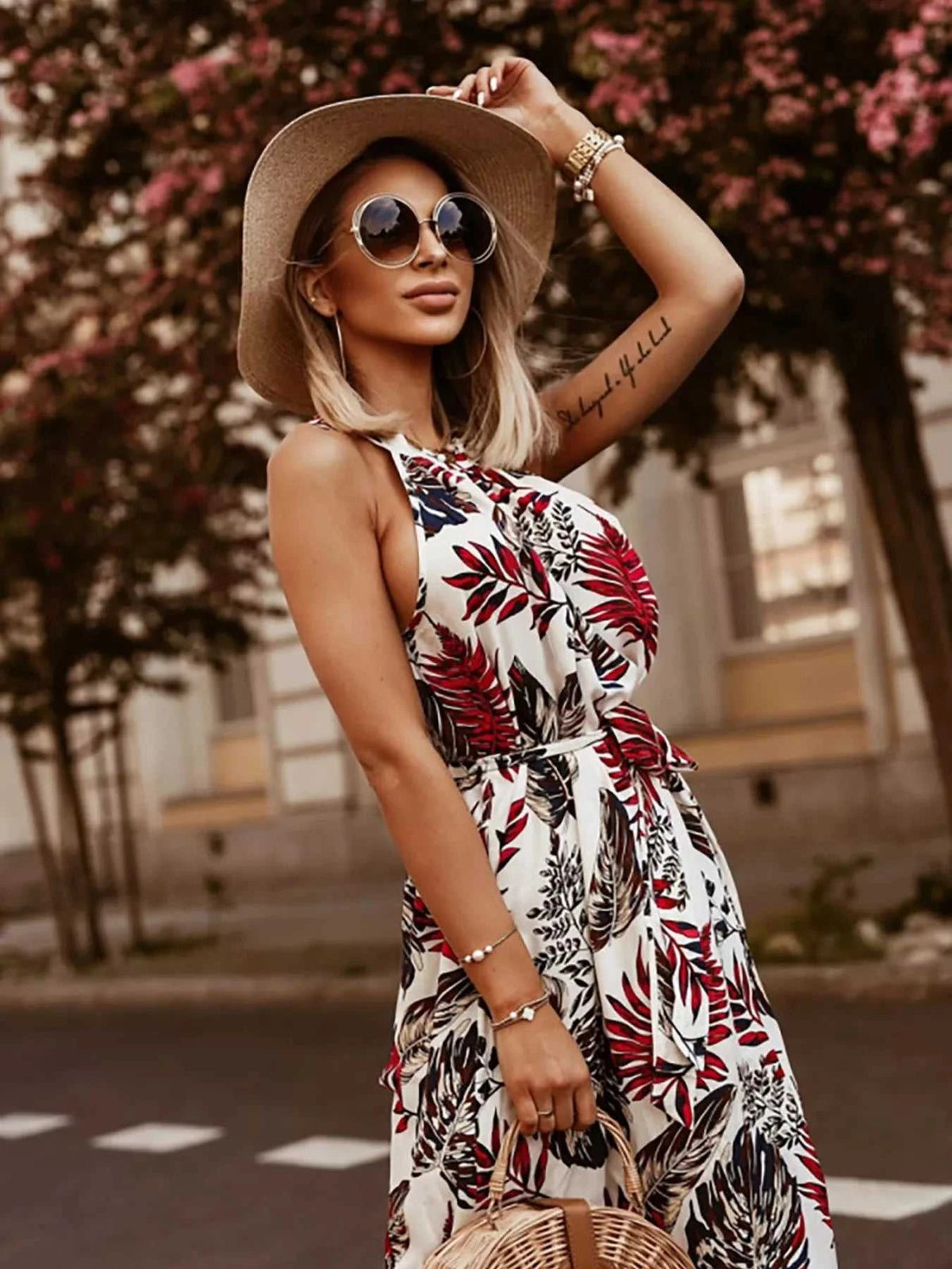 Printed Sleeveless Maxi Dress 100100176727022 39 Affordable Fashion Under $100 Jerry's Apparel 