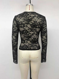 Lace Sleeve Square Neck Top 100100211394789 35 Affordable Fashion Under $100 Jerry's Apparel 