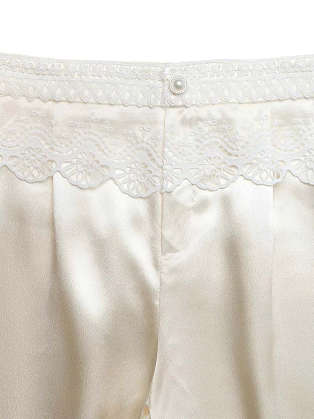 Lace Waist Wide Leg Pants 100100659257154 37 Affordable Fashion Under $100 Jerry's Apparel 