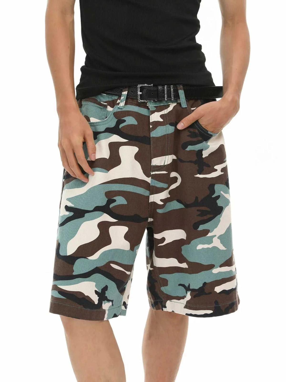 Men's Camouflage Denim Shorts 100400815183252 62 Gifts for Him Jerry's Apparel 