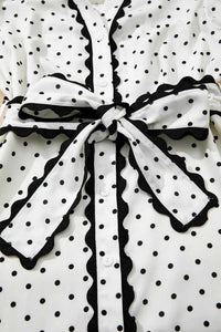 Polka Dot Half Sleeve Midi Dress 100100716011023 79 Affordable Fashion Under $100 Jerry's Apparel 