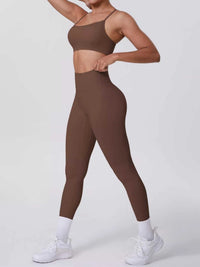 Criss-Cross Back Cami and Leggings Active Set 101006319091881 80 Affordable Fashion Under $100 Jerry's Apparel 