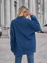 Button Up Long Sleeve Denim Jacket 100100658147198 64 Affordable Fashion Under $100 Jerry's Apparel 